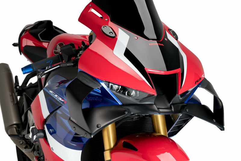 Puig Hi-Tech Parts Front GP Spoiler Black - 20508N Honda CBR1000RR Fireblade 2021-2023