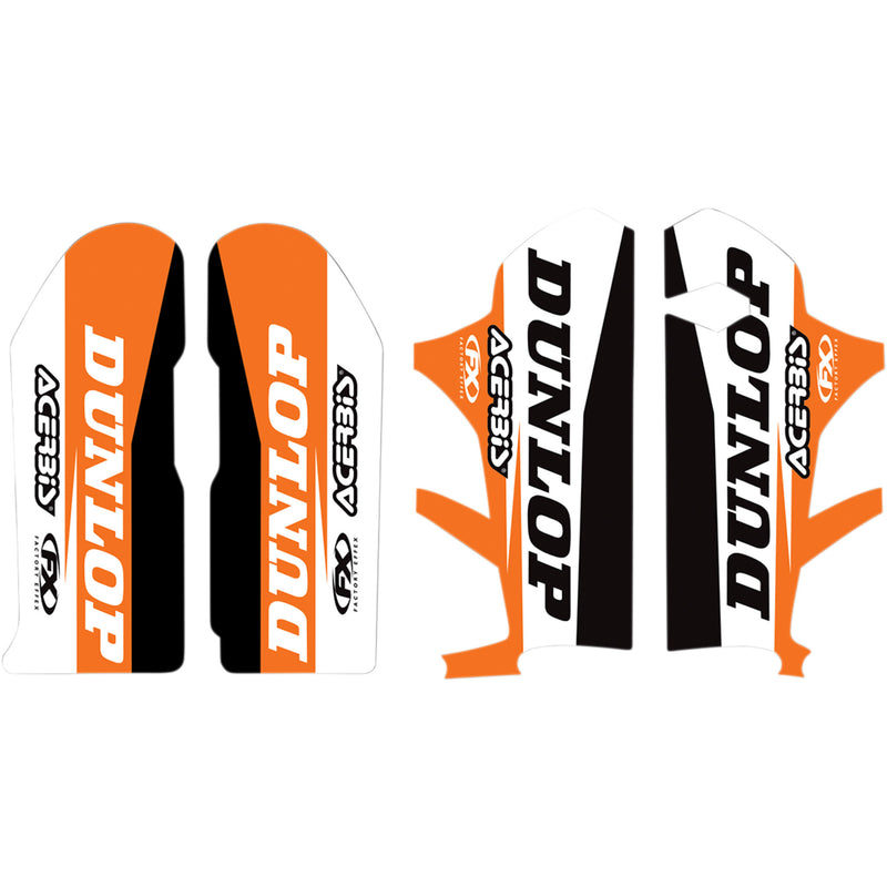 FACTORY EFFEX 4302-3613 17-40506 Lower Fork Guard Graphics Fork Guard Graphic - KTM