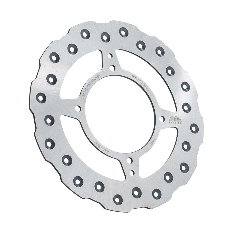 JT Sprockets Front Brake Rotor SS Self Cleaning - JTD1010SC01 Honda CR80R / CR80RB Expert / CRF80F / CRF150R 1996-2002