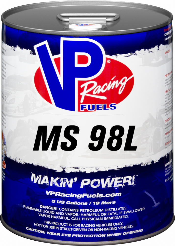 Vp Racing 30-36039 5122 MS 98L VP FUEL 5 GAL PAIL