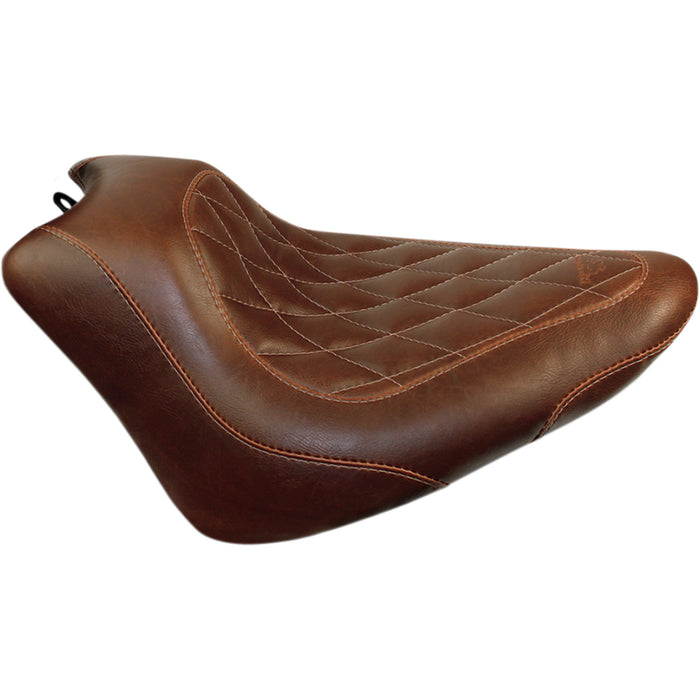 MUSTANG 0802-0773 76766 Wide Tripper™ Solo Seat - without Backrest - Diamond - Brown