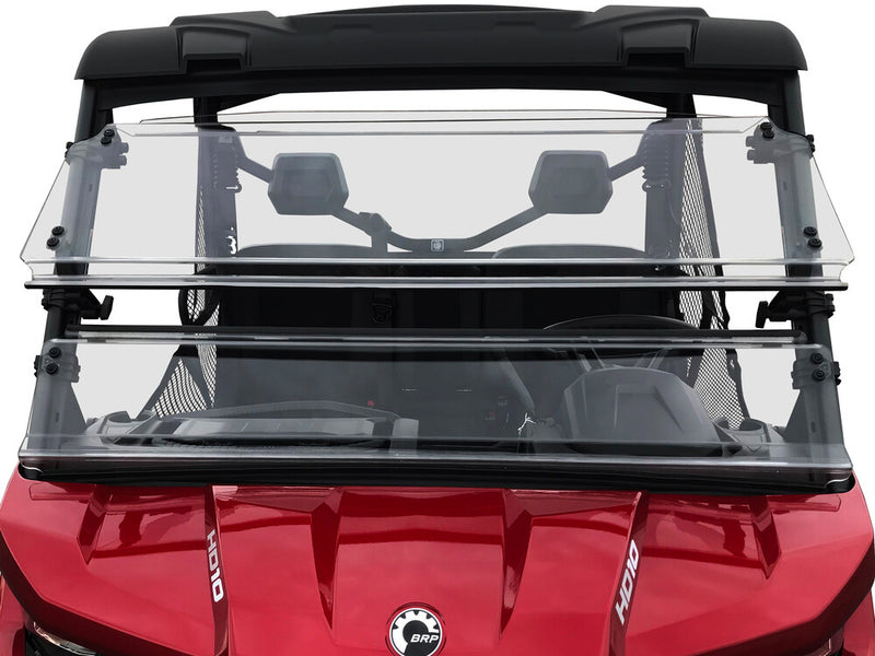 Spike D-2 Full Tilting Windshield - CANAMWS3000 Can-Am Defender 2016-2019