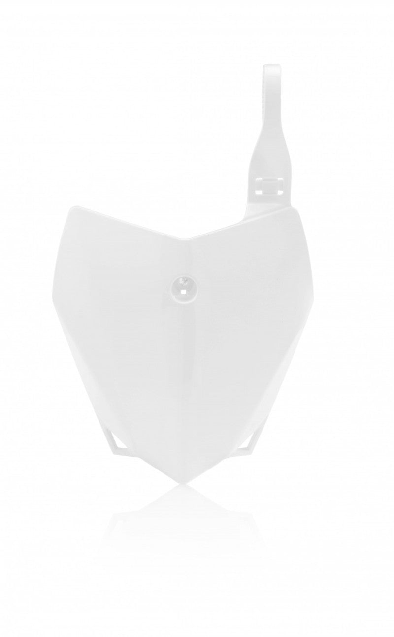 Acerbis 2780400002 10+ Kawasaki KLX110/110L Front Number Plate - White - Photo - Primary