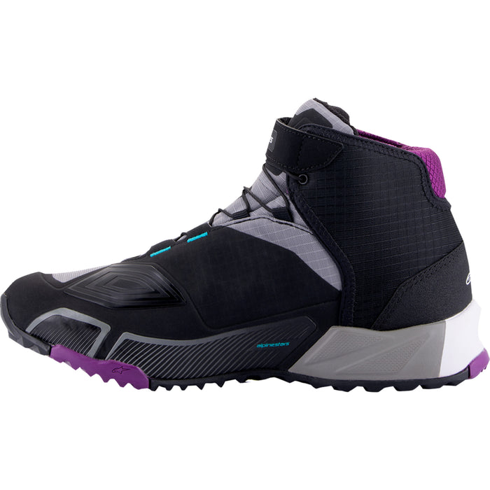 ALPINESTARS 3405-3240 261152313709 Stella CR-X Drystar® Shoes black/gray/teal/purple - us 9