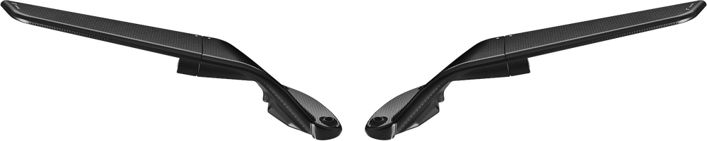 Rizoma 58-BSS060B BSS060B STEALTH SPORT MIRROR BLACK PAIR KAW