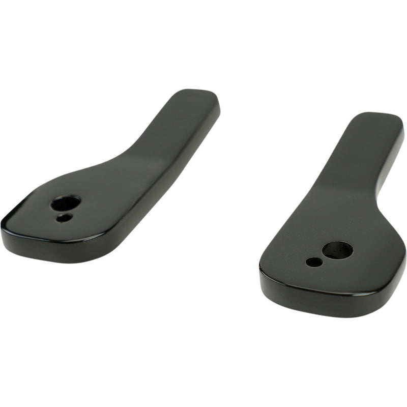 LA Choppers Mirror Drop Down Brackets Black Pair - LA-9001-01B For Harley Touring 2014-2022