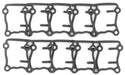 TwinPower 043236 Twin Power 99-17 Twin Cam Tappet Guide Gaskets Replaces H-D 18635-99 10 Pk - Photo - Primary
