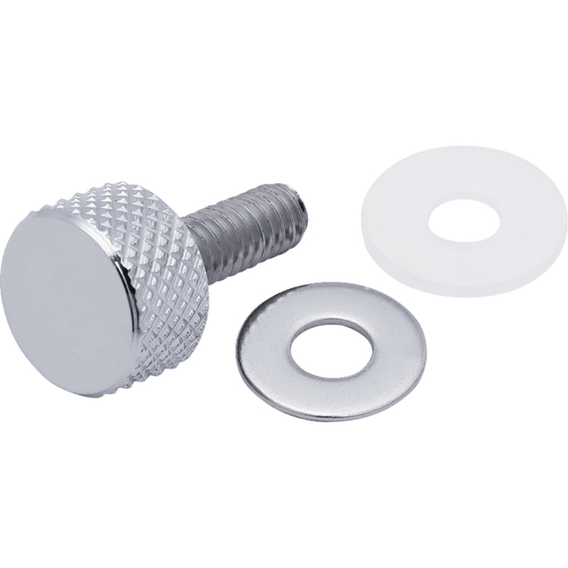 Ciro Seat Thumbscrews Chrome - 20200 For Harley Motorcycles 1994-2026