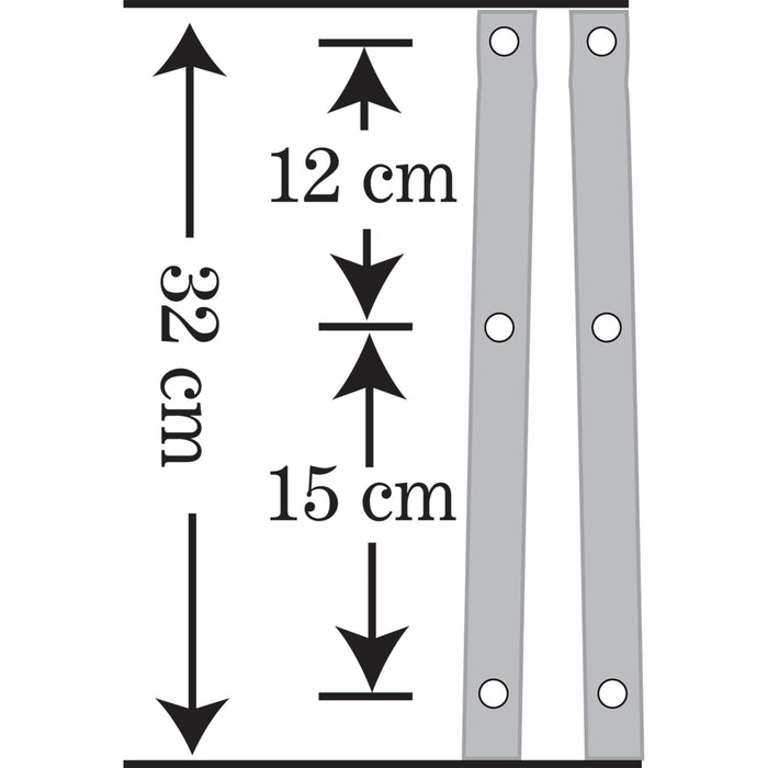 MEMPHIS SHADES 2310-0692 MEP61210 Road King Replacement Plastic - 15" - Dark Black Smoke