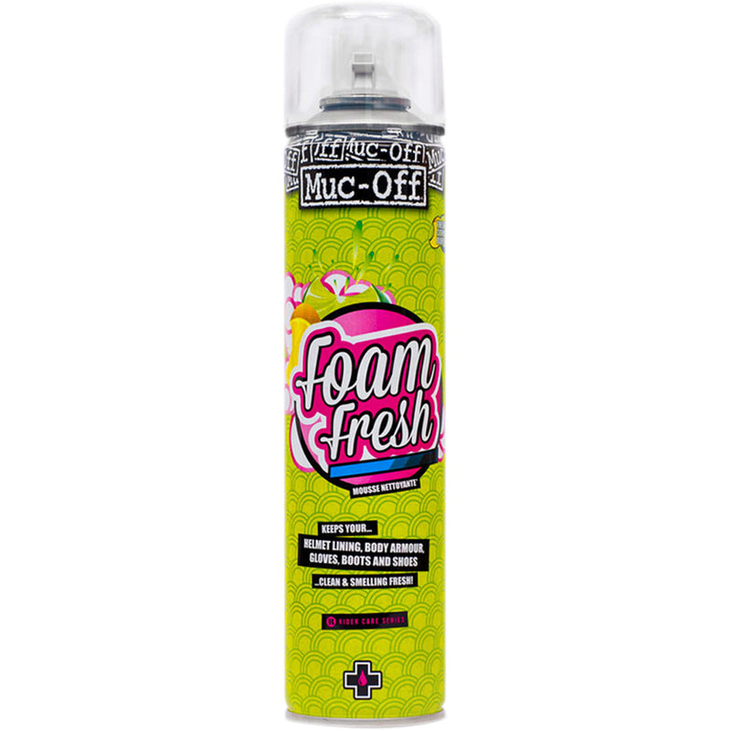 MUC-OFF USA 3704-0293 199US Foam Fresh Foaming Helmet Freshener - 13.5 U.S. fl oz. - Aerosol