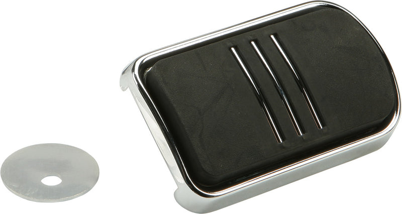 Harddrive Brake Pedal PAD Chrome FLT - B35-0221 For Harley Motorcycles 1980-2021