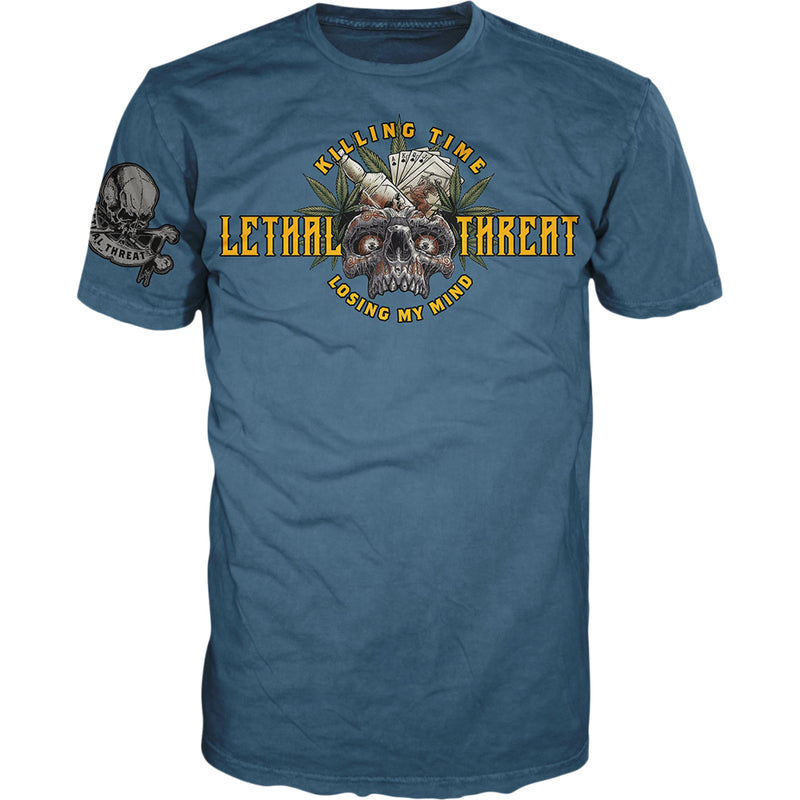 LETHAL THREAT 3030-21590 VV40175-4XL Killing Time T-Shirt blue - 4xl