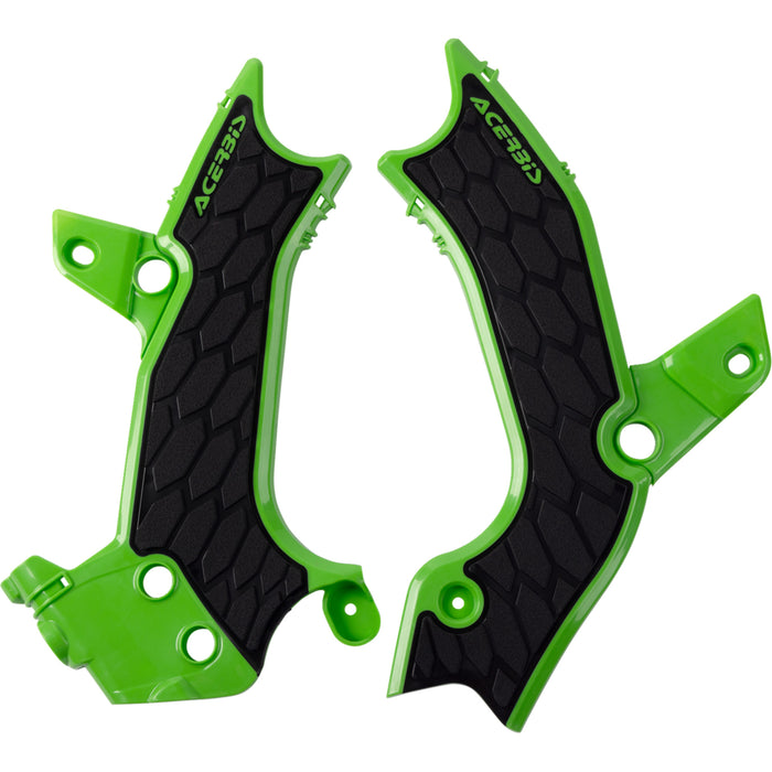 ACERBIS 0505-2406 2983671089 X-Grip Frame Guards green/black - kx 450