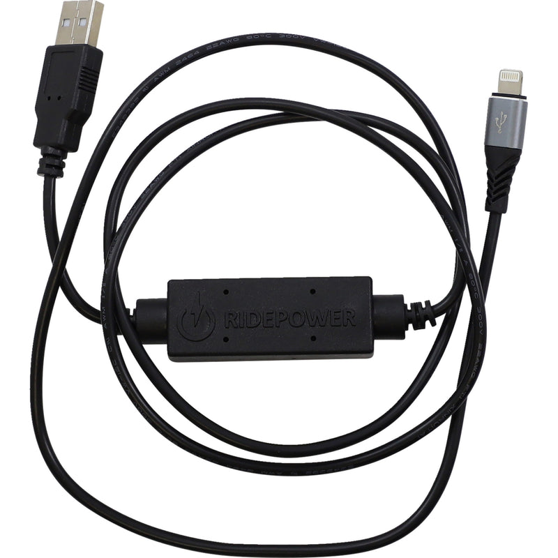 RIDEPOWER 3807-0626 RP1248USBLHT4FT USB to Lightning with Intelligent Electronics Charging Cable USB to Lightning Cable - Charger - Single-End - 4'