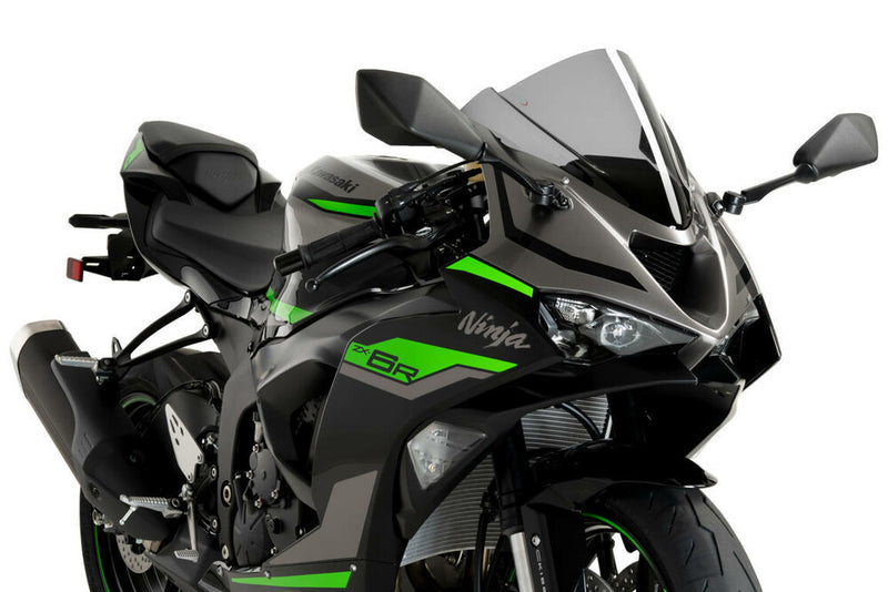 Puig Hi-Tech Parts Windscreen Z-Racing Smoke - 21831H Kawasaki Ninja 2024-2025