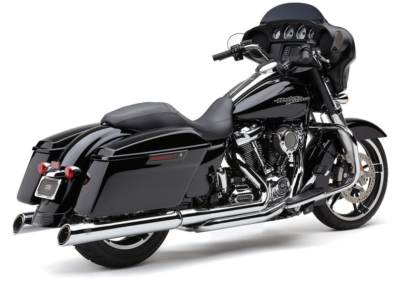 Cobra 909 Uppercut Slip-ONS Chrome FLH FLT - 6269 For Harley Touring 2017-2026