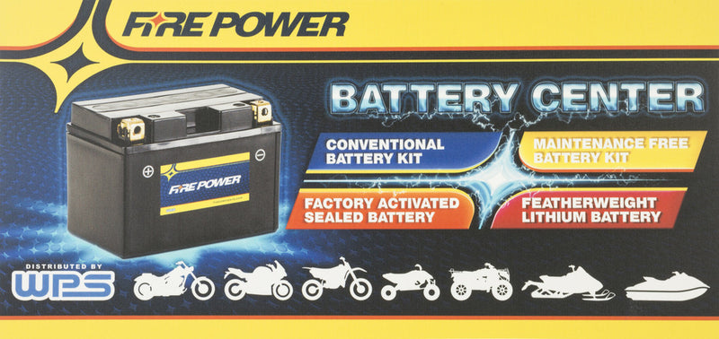Fire Power 490-FPSIGN FP BATTERY SIGN BATTERY RACK SIGN