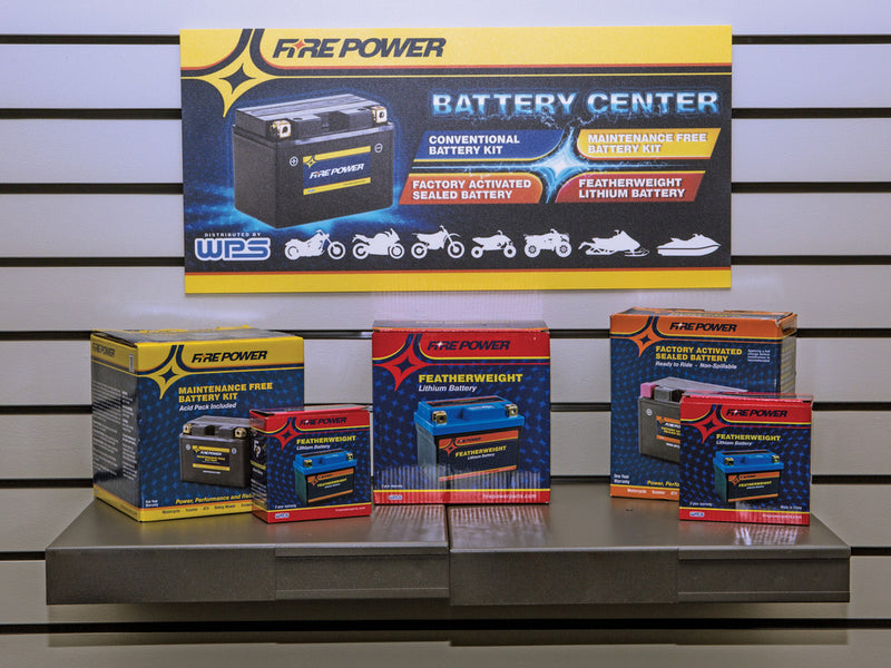 Fire Power 490-FPSIGN FP BATTERY SIGN BATTERY RACK SIGN