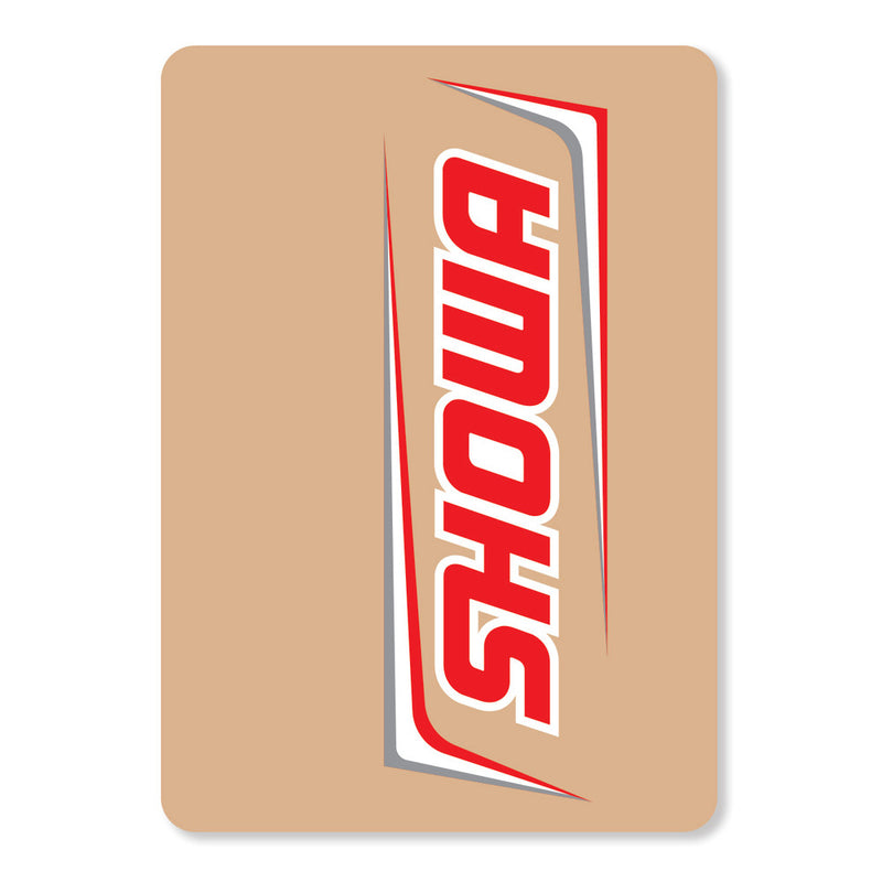 D'cor Visuals D-Cor Showa Upper Fork Decals RED White - 40-80-115