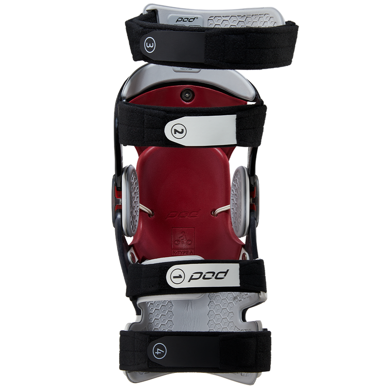 Pod 664-04902X K830-CLT-RT-2X K8 3.0 KNEE BRACE CARBON (RT) CARBON/WHITE 2X