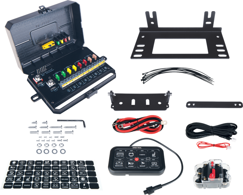 Open Trail 459-1200 HMWB-0308 MULTIFUNCTION RGB SWITCH PANEL 8 GANG
