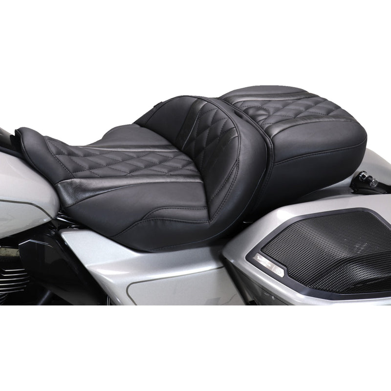 Mustang Deluxe Touring Seat - 89411 For Harley Touring 2023-2026