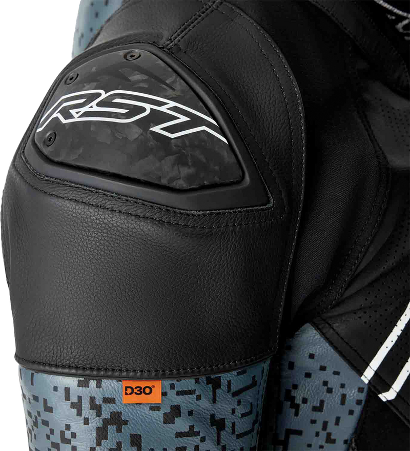 Rst 556-3648148 103648GRY-48 PS SUPERSPORT-K D3O JACKET GREY/BLACK LEATHER 2X