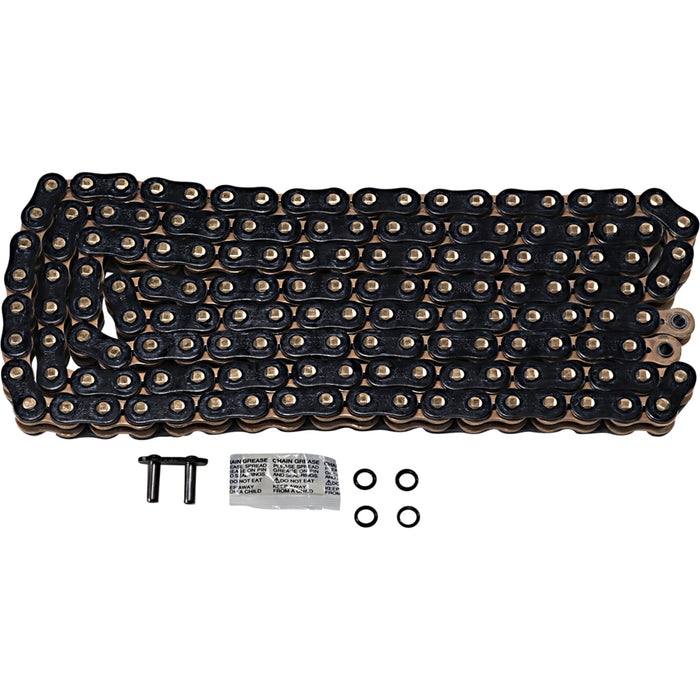 EK 1223-1475 520ZVX3-150KG 520 ZVX3 Extreme Sportbike Series Chain 520 ZVX3 - Sportbike Chain - 150 Links - Black/Gold