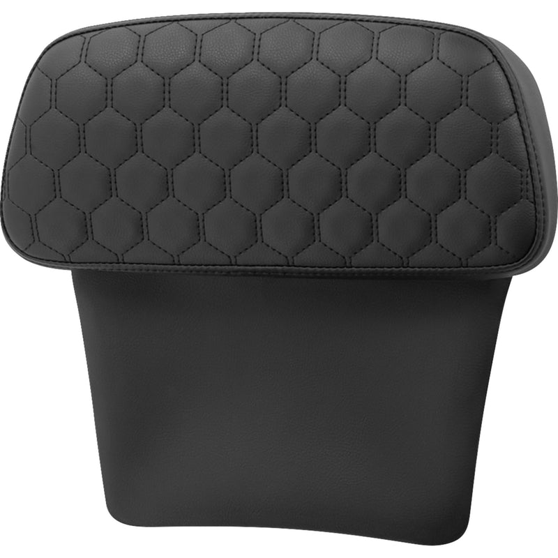 Saddlemen Honeycomb Chopped Tour Pak Pad Honeycomb Black Stitching - 814-07-154 For Harley Touring 2014-2026