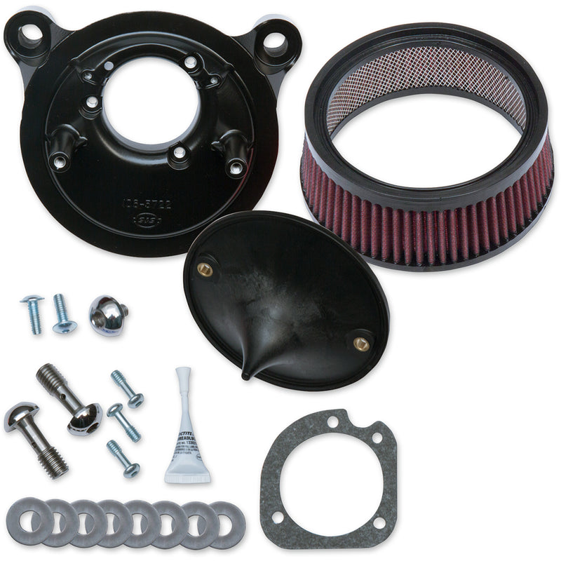 S&S Cycle Super Stock Stealth Air Cleaner - 170-0300B For Harley Motorcycles 2001-2017
