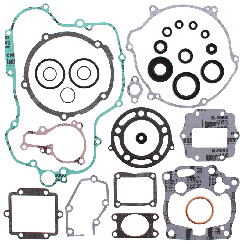 Vertex Complete Gasket SET With OIL Seals - 811429 Kawasaki KX 125 2001-2002