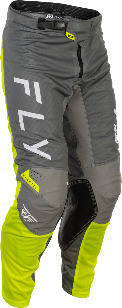 Fly Racing 379-32432 379-32432 KINETIC MESH CENTER PANTS GREY/WHITE/HI-VIS SZ 32
