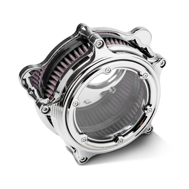 Performance Machine 0206-2159-CH Vision Air Cleaner W/bezel - Chrome - Photo - Primary