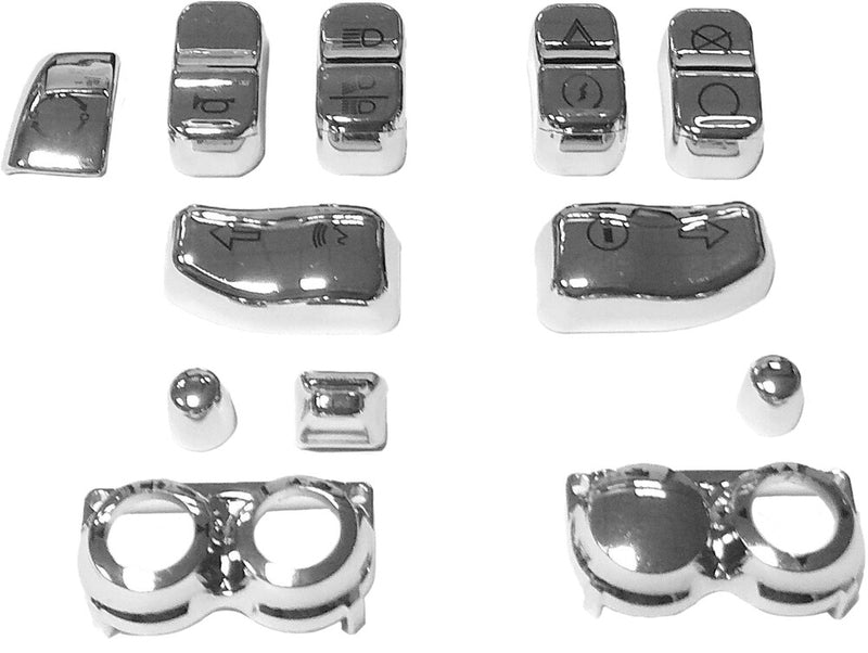 Harddrive 370341 Switch CAP Kit Chrome ` Flht Fltr EXC SE Models For Harley Motorcycles 2016-2021
