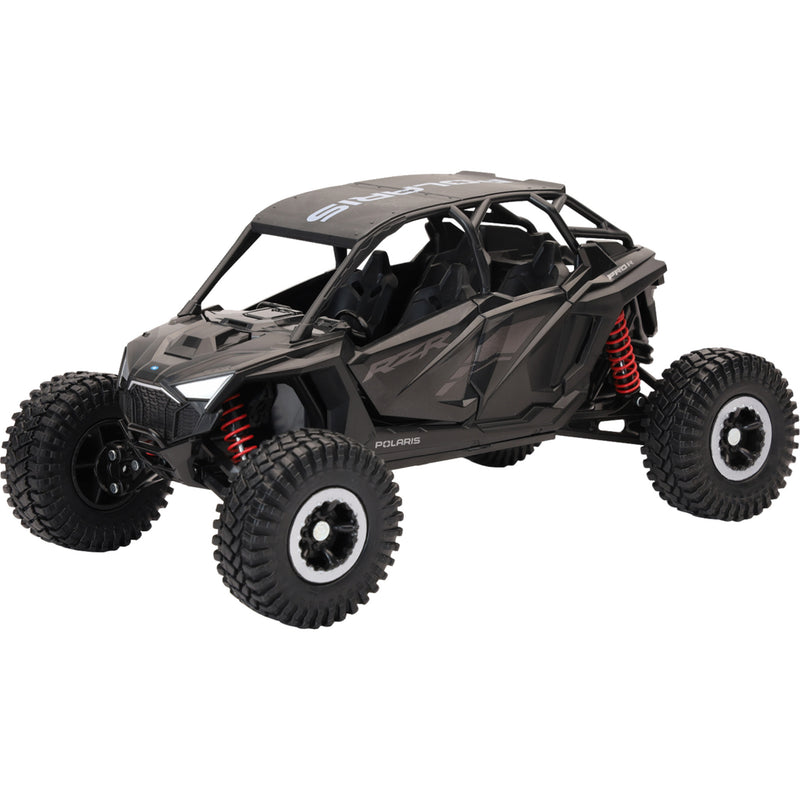 NEW RAY TOYS 7001-0112 58466B Mini Polaris RZR Pro R4 Polaris RZR Pro R4 Rock Crawler - 1:18 Scale - Stealth Black