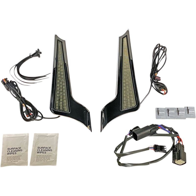 Custom Dynamics Taillight Kit - CD-FASCIADCSS6C For Harley Touring 2010-2013