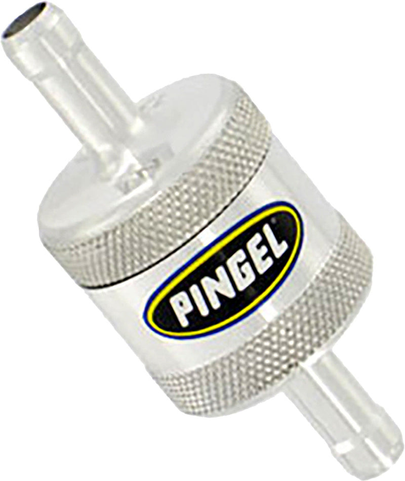 Pingel Ent 274-0505 SS1P FUEL FILTER SUPER SHORT SATIN 5/16" IN/OUT