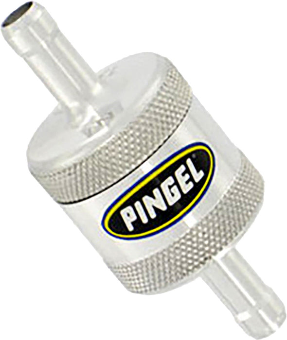 Pingel Ent 274-0505 SS1P FUEL FILTER SUPER SHORT SATIN 5/16" IN/OUT