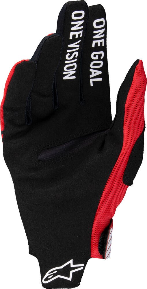 Alpinestars 482-00027M 3560325-3010-M RADAR PRO GLOVES BRIGHT RED MD