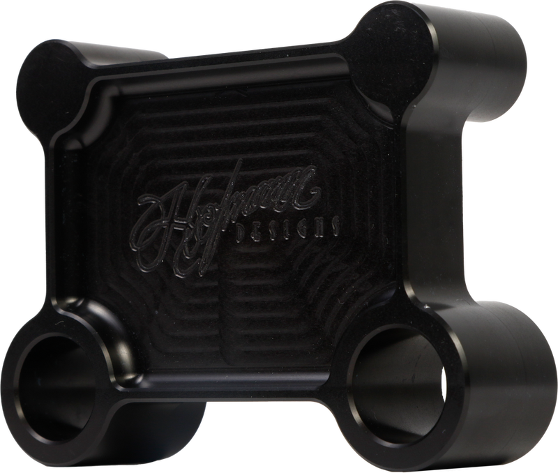 Hofmann Designs 563-04108 HDB-1017B H/D BILLET PULL BACK PLATE BLACK BATWING