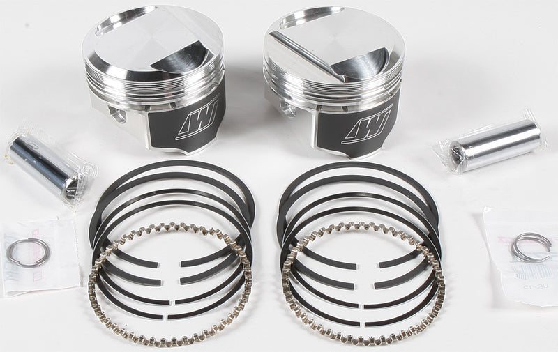 Wiseco V-Twin Piston Kit 1340 EVO BIG Twin 10:1 Comp - K1665 For Harley Motorcycles 1984-1999