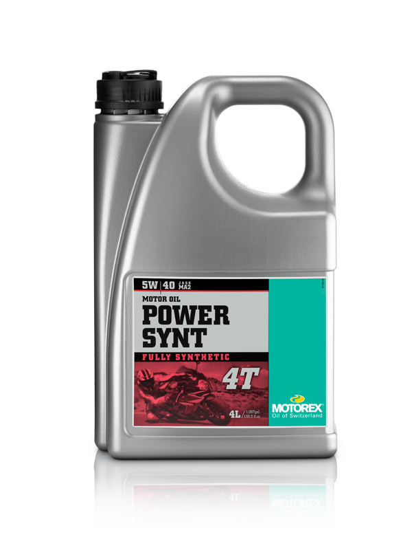 Motorex 580-0191 305658 POWER SYNTHETIC MOTOR OIL 4T 5W40 4L
