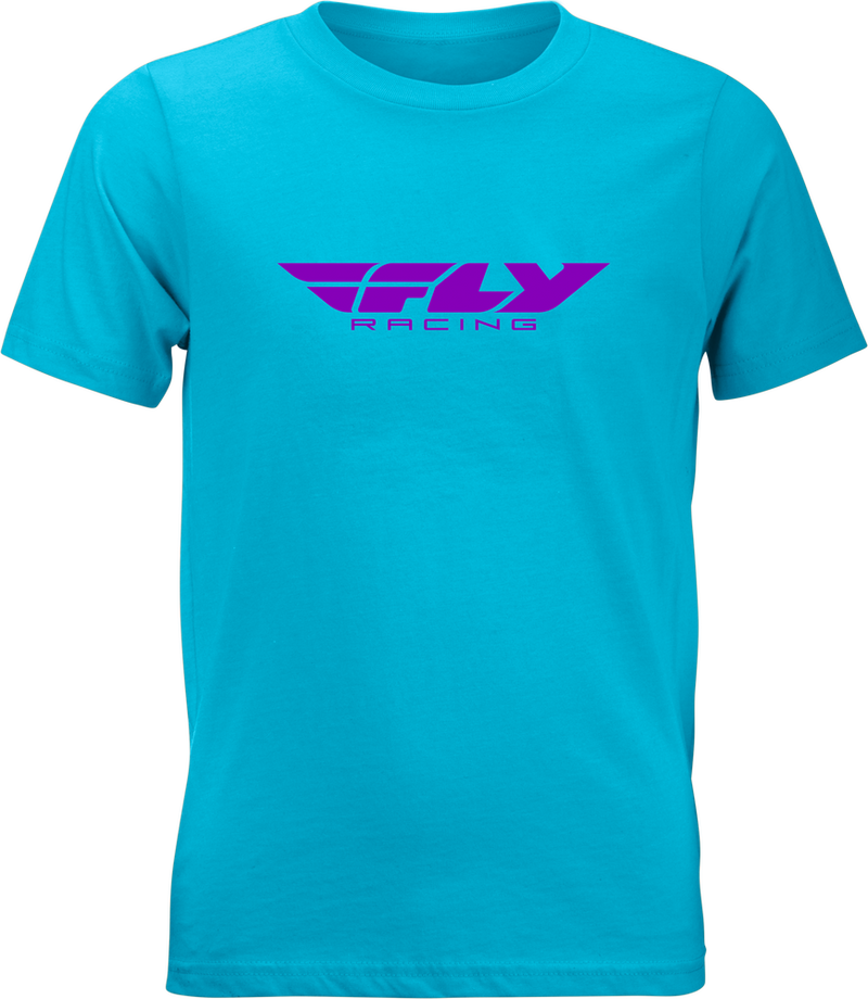 Fly Racing 352-0675YL 352-0675YL YOUTH FLY CORPORATE TEE BLUE/PURPLE YL