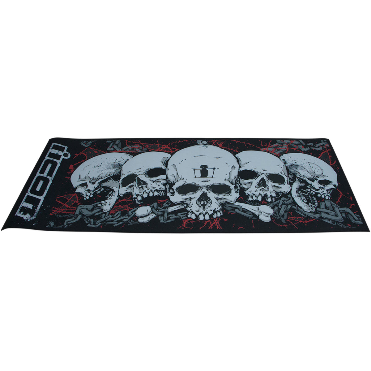 Original Fake × Gallery1950 skull mat ICON 9905-0108 Absorbent Pit Pad large - skull — SpazCycle