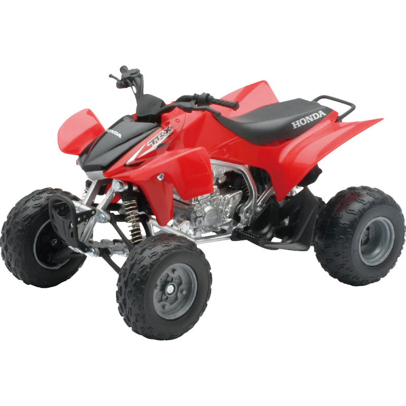 NEW RAY TOYS 7001-0023 57093A Mini Honda TRX 450R ATV Honda TRX 450R ATV - 1:12 Scale - Red/Black