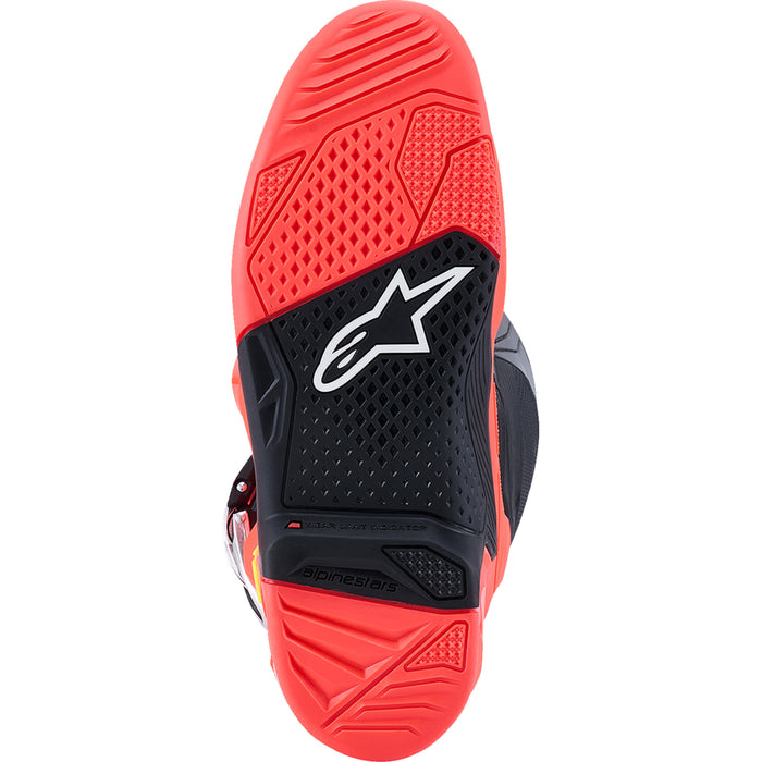 あっこ ALPINESTARS Tech 7 Boots Black/Fluorescent - Red/Fluorescent Pink