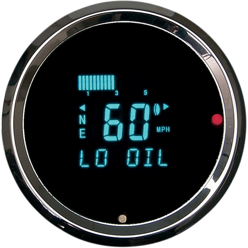 DAKOTA DIGITAL 2210-0038 HLY-3011 3011 Round Performance Speedometer with Indicators - 3011 Round Digital Speedometer with Indicators - 3-3/8"