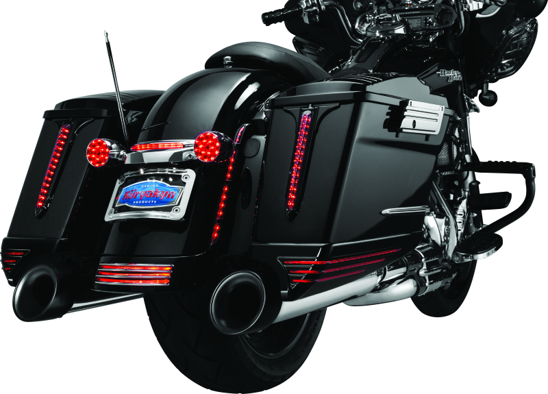 Kuryakyn 7797 Rear Fender Accents Flhx & Fltr Models Chrome - User 1