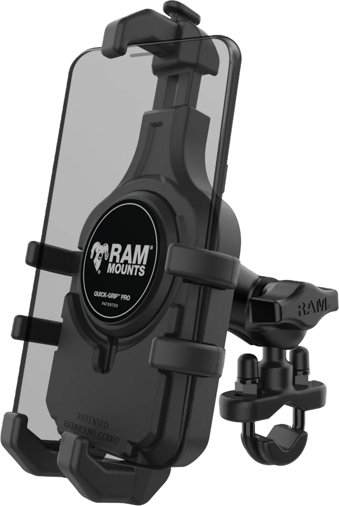 Ram Mounts 71-7084 RAM-B-149Z-A-PD5U QUICK-GRIP PRO HANDLEBAR PHONE MOUNT SHORT