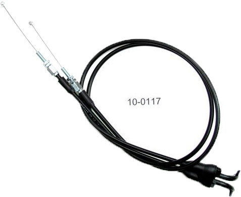 Motion Pro 70-1117 10-0117 BLACK VINYL THROTTLE PUSH-PULL CABLE SET